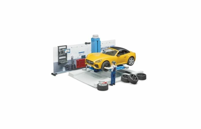 Bruder 62110 Auto Service Werkplaats 4 Bruder 62110 Auto Service Werkplaats - Afbeelding 2