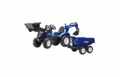 Falk New Holland T8 Traptactor Met Lader En Aanhanger -OUTDOOR SPEELGOED Winkel 0709318 020
