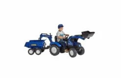 Falk New Holland T8 Traptactor Met Lader En Aanhanger -OUTDOOR SPEELGOED Winkel 0709318 120
