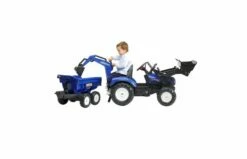Falk New Holland T8 Traptactor Met Lader En Aanhanger -OUTDOOR SPEELGOED Winkel 0709318 130