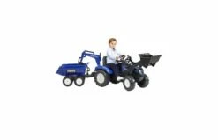 Falk New Holland T8 Traptactor Met Lader En Aanhanger -OUTDOOR SPEELGOED Winkel 0709318 140