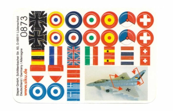 Siku 0873 Gevechtsjet 4 Siku 0873 Gevechtsjet - Afbeelding 2