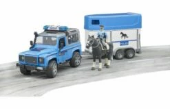 Bruder 2588 Land Rover Defender Politievoertuig, Paardentrailer, Paard + Politieagent -OUTDOOR SPEELGOED Winkel 1200x598