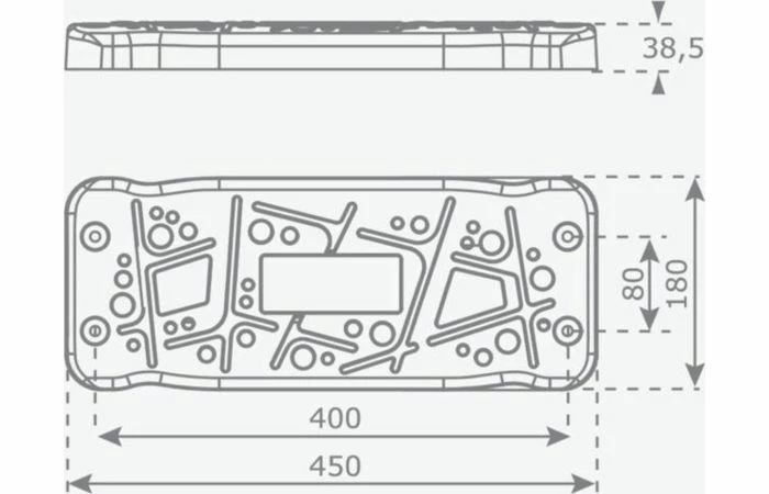 KBT Schommelzitje Rubber Curve 4 KBT Schommelzitje Rubber Curve - Afbeelding 2