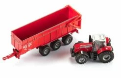 Siku 1844 Massey Ferguson Met Aanhangwagen -OUTDOOR SPEELGOED Winkel 128
