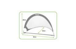 SportX Voetbaldoel Set 2 Goals Zwart/groen -OUTDOOR SPEELGOED Winkel 13 2 1