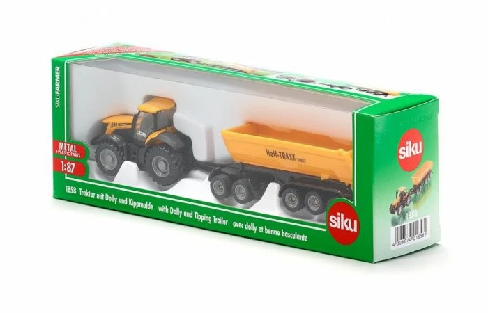 Siku 1858 JCB 825 Met Dolly En Aanhanger 9 Siku 1858 JCB 825 Met Dolly En Aanhanger - Afbeelding 7