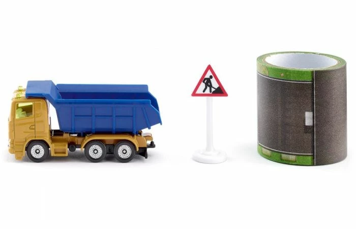 SIKU 1600 Bouwkipper Met Tape 3 SIKU 1600 Bouwkipper Met Tape