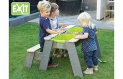 EXIT Aksent Zand-, Water- En Picknicktafel L (1 Bankje) -OUTDOOR SPEELGOED Winkel 16250c05b81b7856eb548ff7c56cdb2f5d79a885f12b7ec091fd7688333e0c1c
