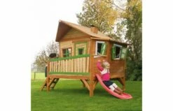 Axi Emma Speelhuis Bruin/groen - Rode Glijbaan 13 Axi Emma Speelhuis Bruin/groen - Rode Glijbaan -OUTDOOR SPEELGOED Winkel 16 2 2