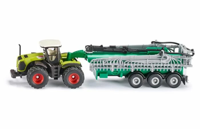 Siku 1827 Claas Xerion Met Giertank 3 Siku 1827 Claas Xerion Met Giertank