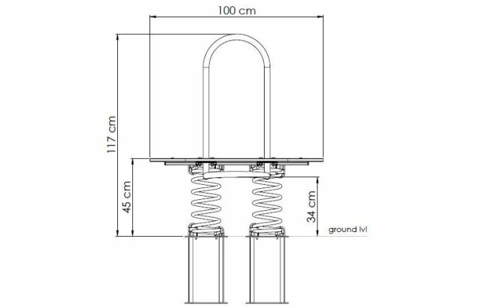 KBT Veertoestel In HDPE ‘modern’ L-line 6 KBT Veertoestel In HDPE ‘modern’ L-line - Afbeelding 4