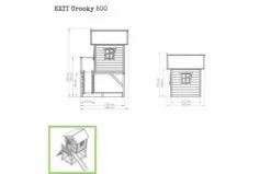 EXIT Crooky 500 Houten Speelhuis -OUTDOOR SPEELGOED Winkel 1cee22d25a02e01b551eab56bf45e3fb06ad7ba47aa3f89535e782e7b30b4d4d