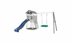 Axi Beach Tower Met Summer Nestschommel (grijs/wit)