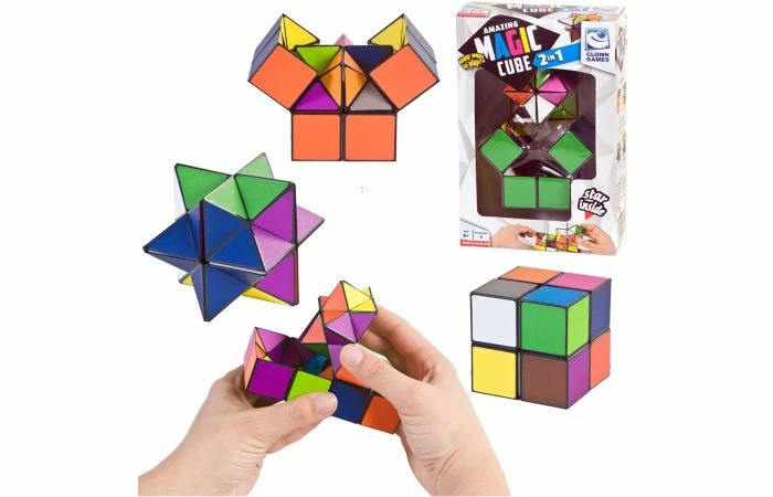 Clown Magic Puzzle Cube 2-in-1 3 Clown Magic Puzzle Cube 2-in-1