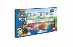 Paw Patrol Kleurset Met Stempel 40dlg