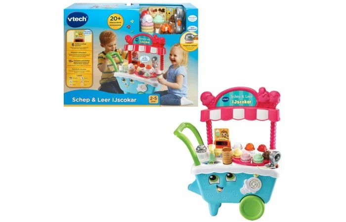 VTECH Preschool Schep En Leer Ijscokar 3 VTECH Preschool Schep En Leer Ijscokar