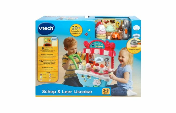 VTECH Preschool Schep En Leer Ijscokar 5 VTECH Preschool Schep En Leer Ijscokar - Afbeelding 3