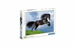 Clementoni Puzzel 500 Friesian Black Horse
