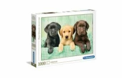 Voorkant 45 Clementoni Puzzel 1000 Three Labrador