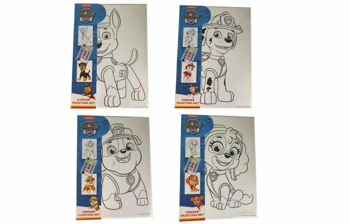 Paw Patrol Canvas Schilderset Ass 3 Paw Patrol Canvas Schilderset Ass