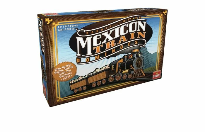 Goliath Mexican Train Dominoes 4 Goliath Mexican Train Dominoes - Afbeelding 2
