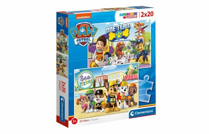 Clementoni Paw Patrol Puzzele 2x20 St 3 Clementoni Paw Patrol Puzzele 2x20 St