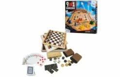9-In-1 Spellendoos Van Hout