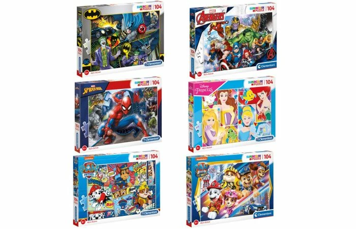 Clementoni Puzzel Kind 104st 6 Ass 3 Clementoni Puzzel Kind 104st 6 Ass