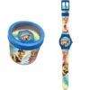 Paw Patrol Horloge In Blik 1 Paw Patrol Horloge In Blik -OUTDOOR SPEELGOED Winkel 2008882 010