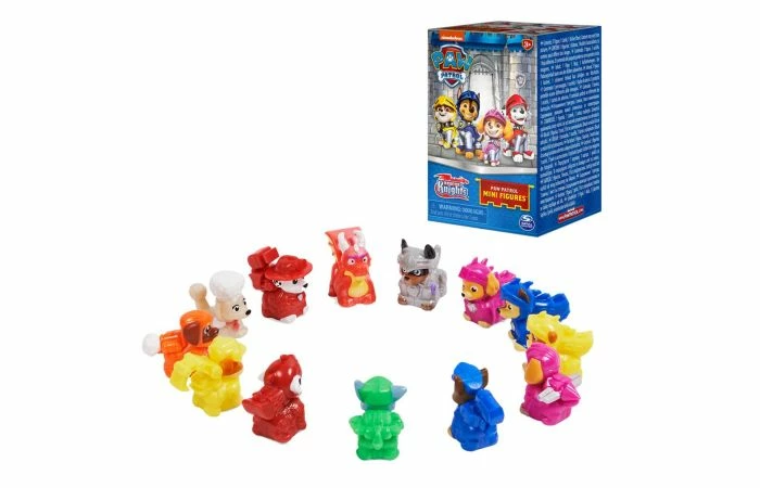 Paw Patrol Rescue Knights Mini Figures Assorti 3 Paw Patrol Rescue Knights Mini Figures Assorti