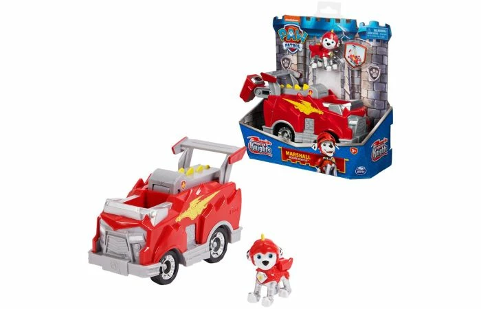 Paw Patrol Rescue Knights Deluxe Vehicle Marshall 3 Paw Patrol Rescue Knights Deluxe Vehicle Marshall