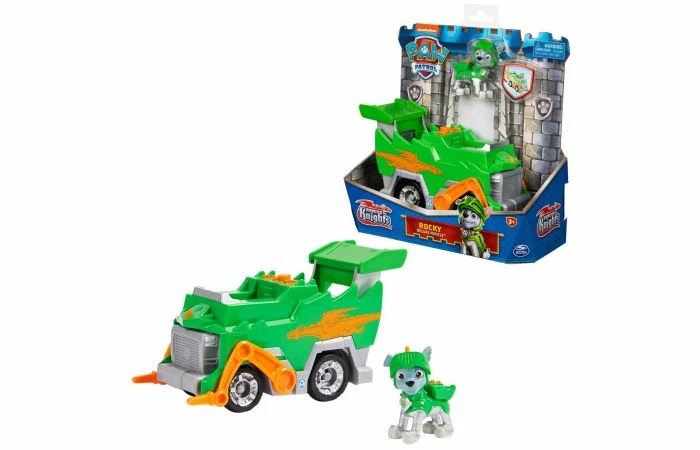 Paw Patrol Rescue Knights Deluxe Vehicle Rocky 3 Paw Patrol Rescue Knights Deluxe Vehicle Rocky