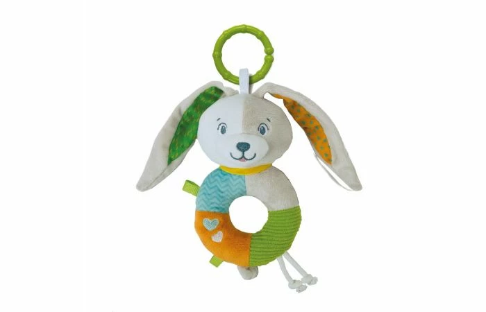 Clementoni Baby Zachte Bijtring Konijn 4 Clementoni Baby Zachte Bijtring Konijn - Afbeelding 2