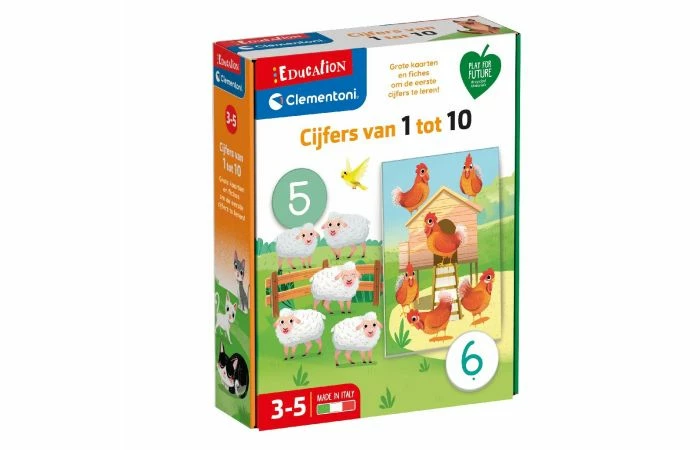 Clementoni Leerspel Getallenspel 1 Tot 10 5 Clementoni Leerspel Getallenspel 1 Tot 10 - Afbeelding 3