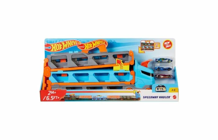 Hot Wheels Speedway Hauler 7 Hot Wheels Speedway Hauler - Afbeelding 5