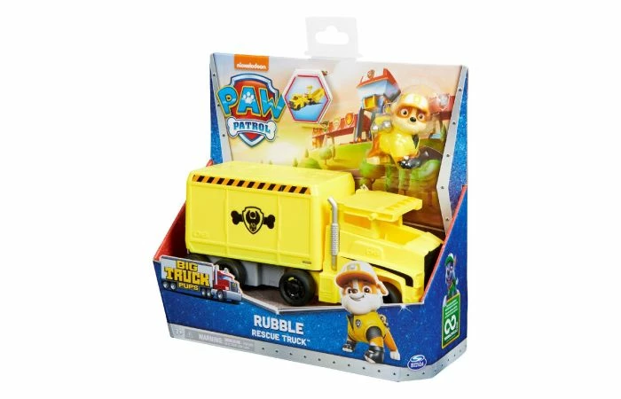 Paw Patrol Big Truck Pups Deluxe Vehicle Rubble 6 Paw Patrol Big Truck Pups Deluxe Vehicle Rubble - Afbeelding 4