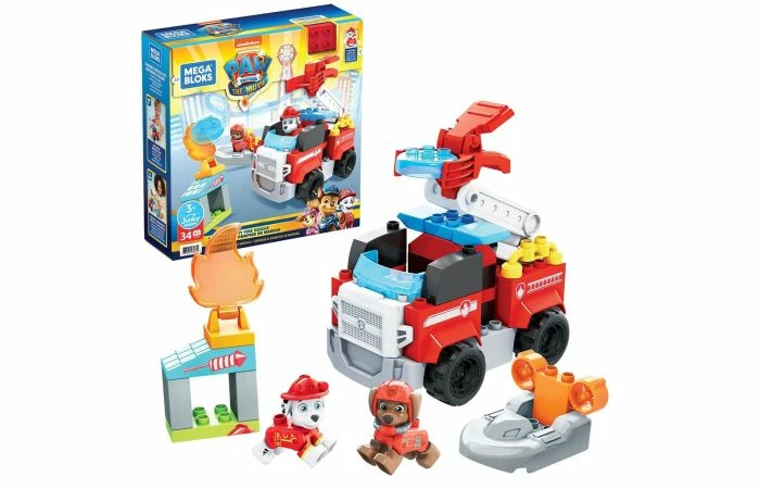 Fisherprice Mega Bloks PAW Patrol Marshalls Brandweerwagen 3 Fisherprice Mega Bloks PAW Patrol Marshalls Brandweerwagen