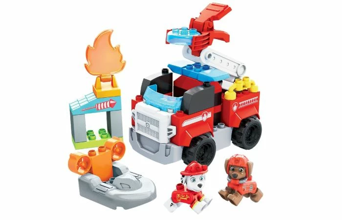 Fisherprice Mega Bloks PAW Patrol Marshalls Brandweerwagen 4 Fisherprice Mega Bloks PAW Patrol Marshalls Brandweerwagen - Afbeelding 2