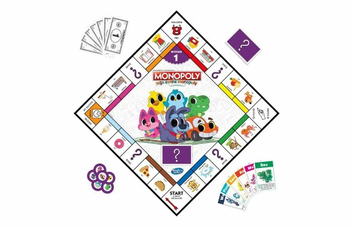 Hasbro Mijn Eerste Monopoly 4 Hasbro Mijn Eerste Monopoly - Afbeelding 2