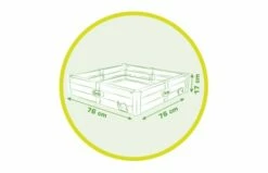 Smoby 2-in-1 Square Garden Zandbak En Plantenbed -OUTDOOR SPEELGOED Winkel 20564002 5
