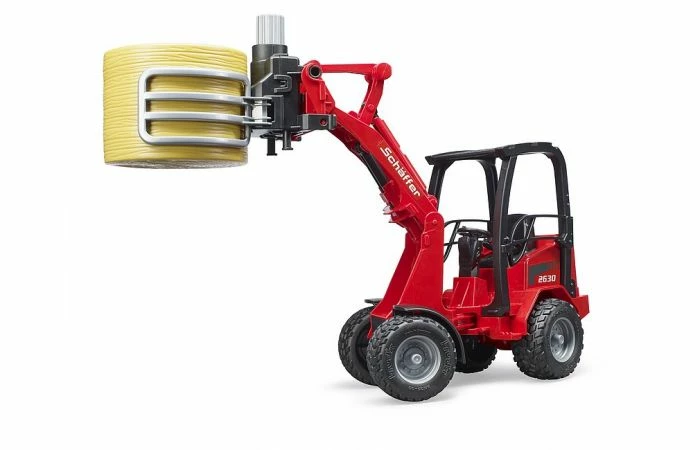 Bruder 2192 Shovel Schaeffer Balengrijper Met Hooibaal 8 Bruder 2192 Shovel Schaeffer Balengrijper Met Hooibaal - Afbeelding 6