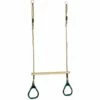 KBT Houten Ringtrapeze Met Kunststof Ringen - PP - Groen 2 KBT Houten Ringtrapeze Met Kunststof Ringen - PP - Groen -OUTDOOR SPEELGOED Winkel 220.001.002.001