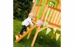 Axi Sophie Speelhuis Bruin/groen - Groene Glijbaan 10 Axi Sophie Speelhuis Bruin/groen - Groene Glijbaan -OUTDOOR SPEELGOED Winkel 22 4 5