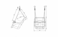 AXI Baby Schommel Grijs/wit Met Zitje Grijs/wit -OUTDOOR SPEELGOED Winkel 24 8