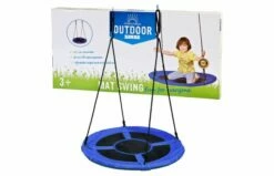 Outdoor Play Schommel Mat 100 Cm Blauw