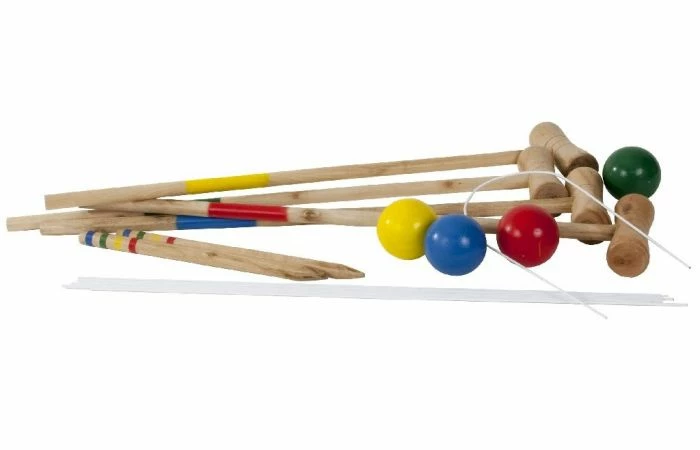 Outdoor Play Houten Croquet Set 4 Outdoor Play Houten Croquet Set - Afbeelding 2
