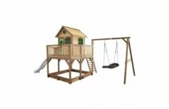 Axi Speelhuis Liam Met Roxy Nestschommel (bruin/groen) -OUTDOOR SPEELGOED Winkel 2ed731af42aabee0a24cb4427afd5771f3ed0f8a0bbc932e78373ee053d0f759