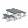 Step2 Step 2 Boerderijstijl Tafel & Banken Picknick Set Grijs 3-delig -OUTDOOR SPEELGOED Winkel 3 piece farmhouse table bench set 2