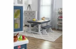 Step2 Step 2 Boerderijstijl Tafel & Banken Picknick Set Grijs 3-delig -OUTDOOR SPEELGOED Winkel 3 piece farmhouse table bench set 5